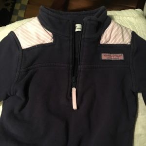 Navy and pink Shep shirt